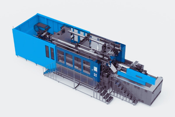 臥式雙色注塑機(jī)設(shè)備圖